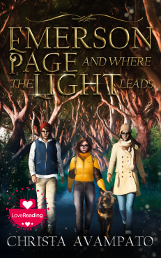 Emerson Page and Where the Light Leads cover with Love Reading seal